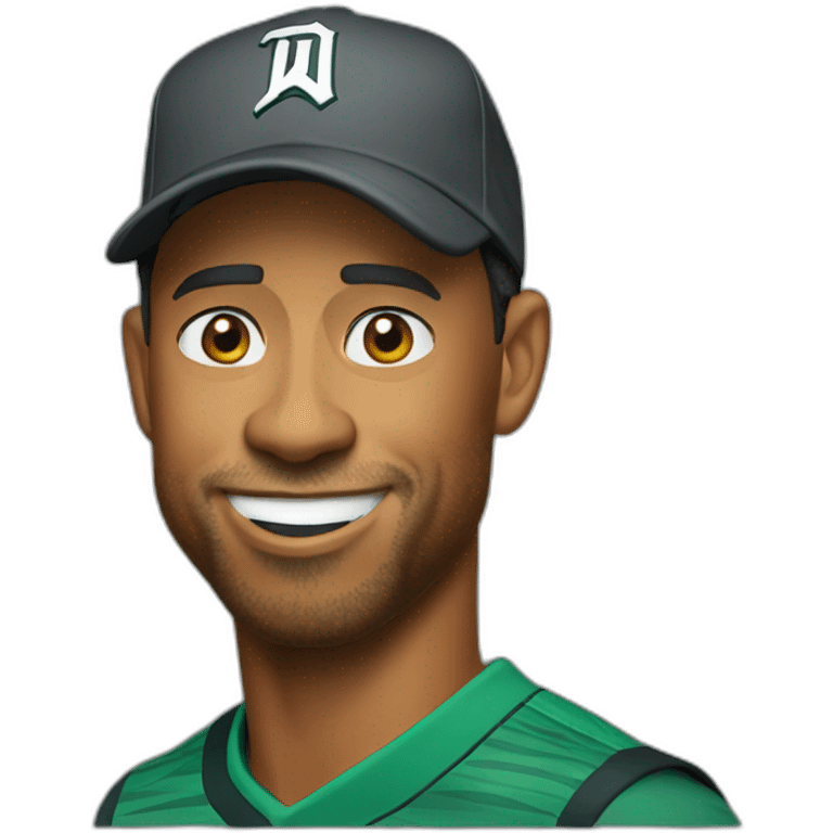 tiger woods emoji