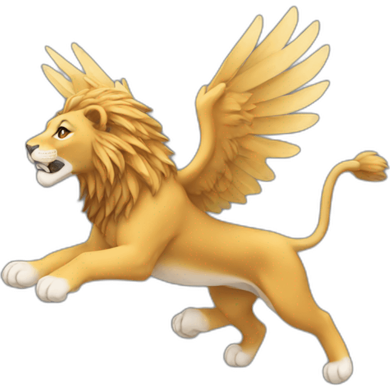 Flying Lion emoji