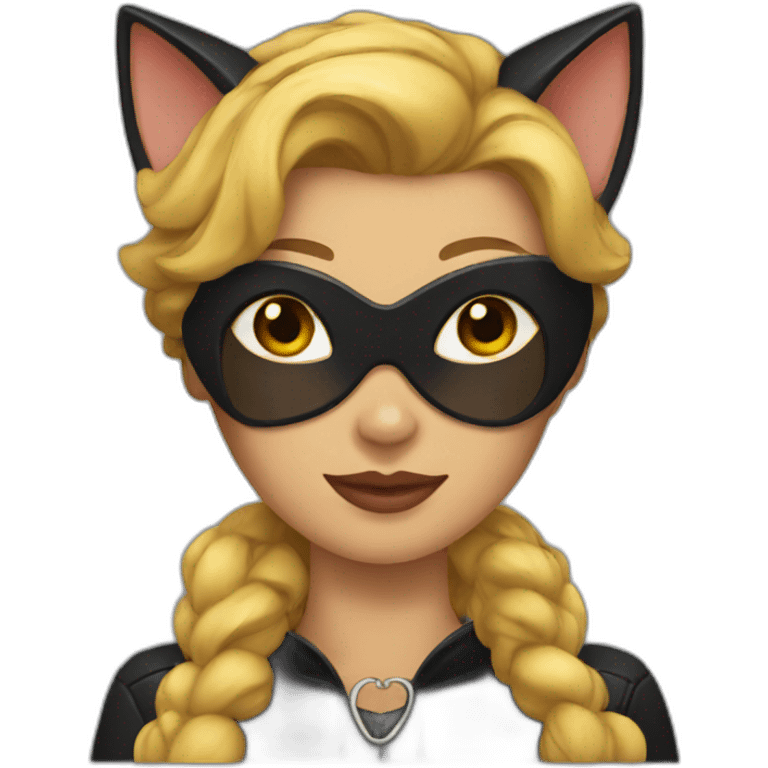 Cat woman emoji