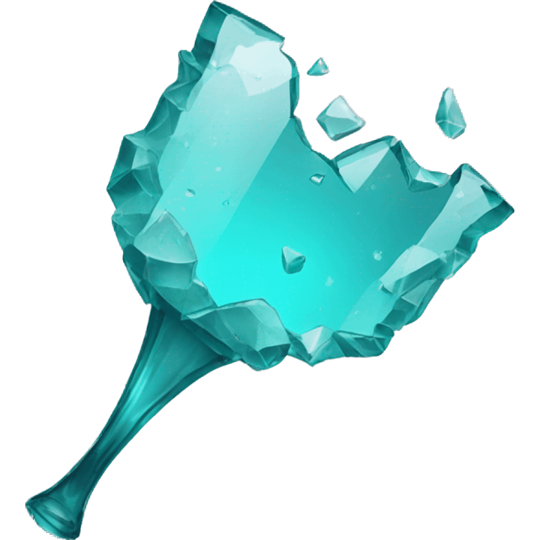 big broken glass emoji