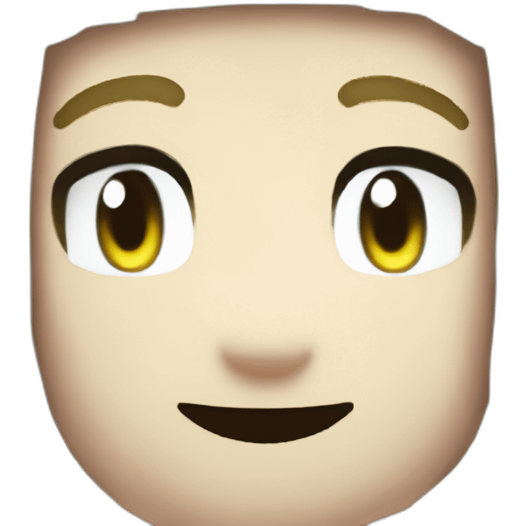 Pixelmon Minecraft Head Skin Anime Big Eyes Smile emoji