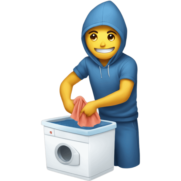 Kopernik doing laundry  emoji