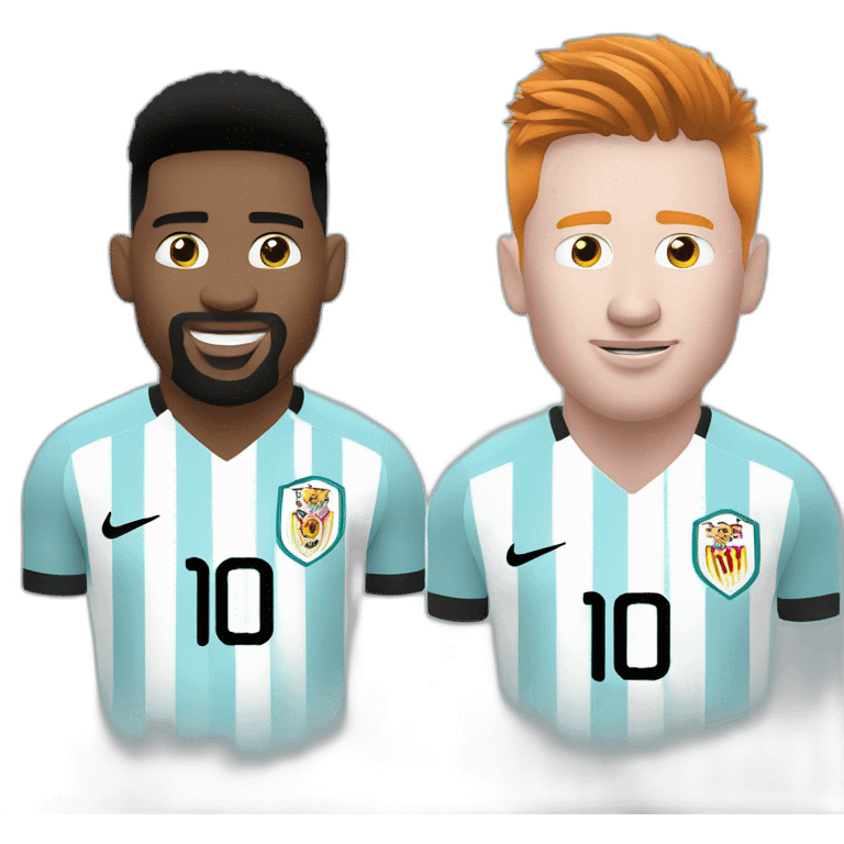 KEVIN DE BRUYNE ET MESSI emoji