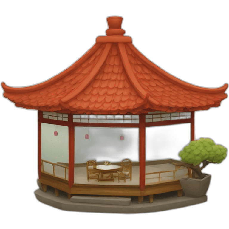 Tea house emoji