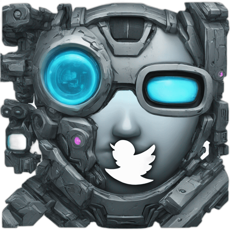 cyberpunk twitter logo emoji