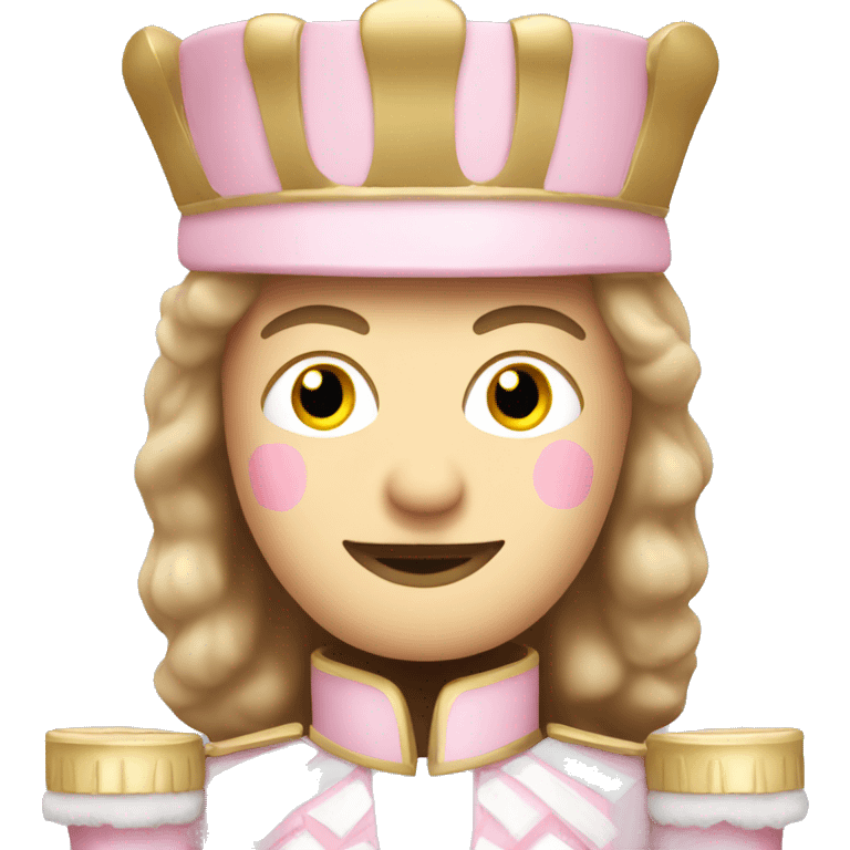 Light pink nutcracker emoji