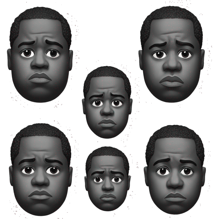 Notorious BIG sad emoji