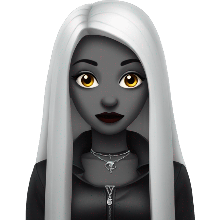 goth vampire girl emoji