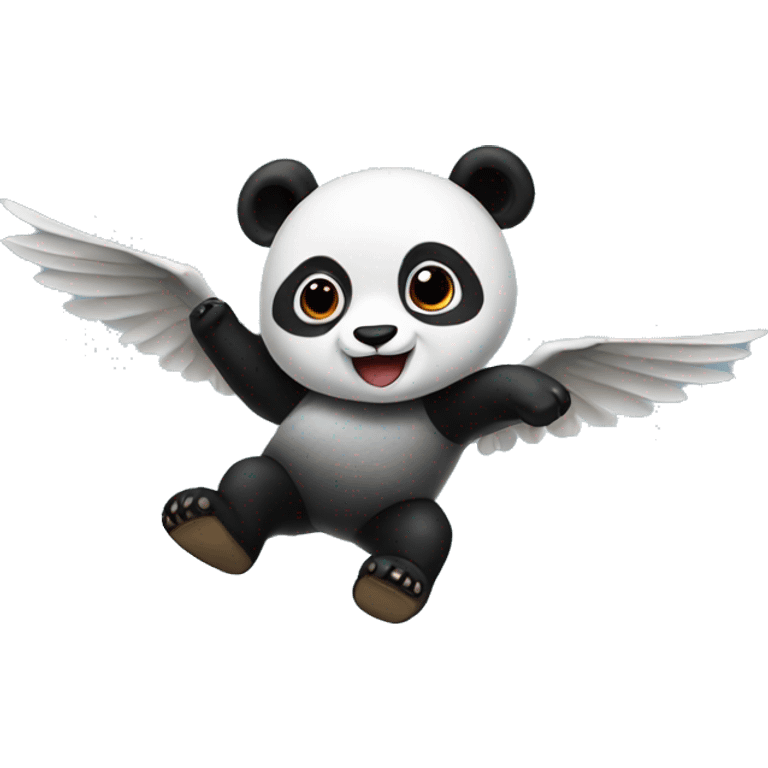 flying panda emoji