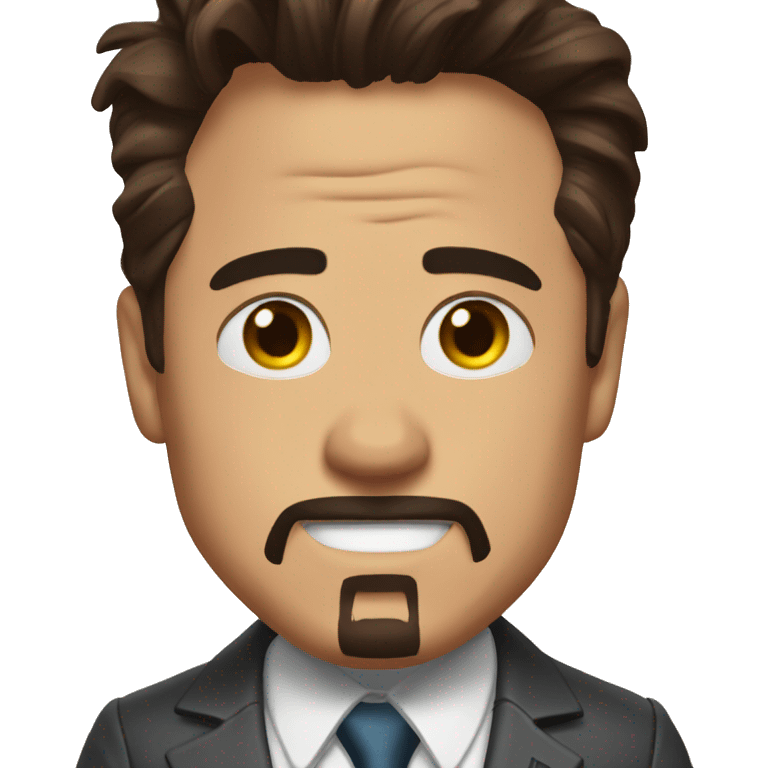 tony stark make funny emoji