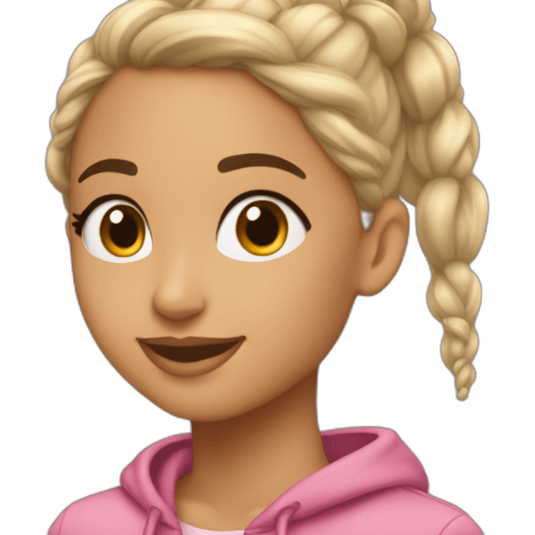 ariana garande avec des abdo emoji