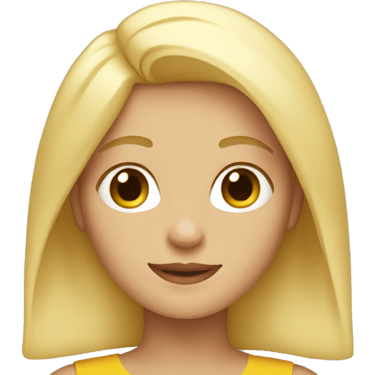 blonde girl emoji