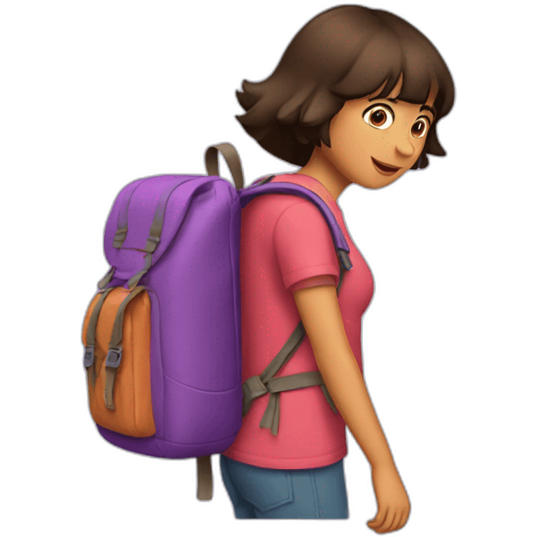 Dora´s backpack emoji