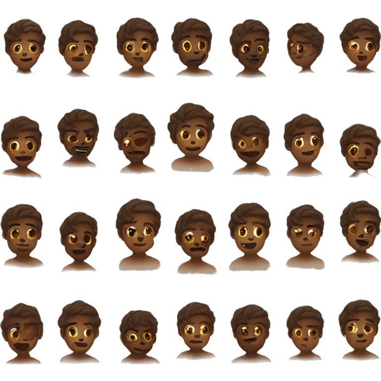 brown aesthetic emoji