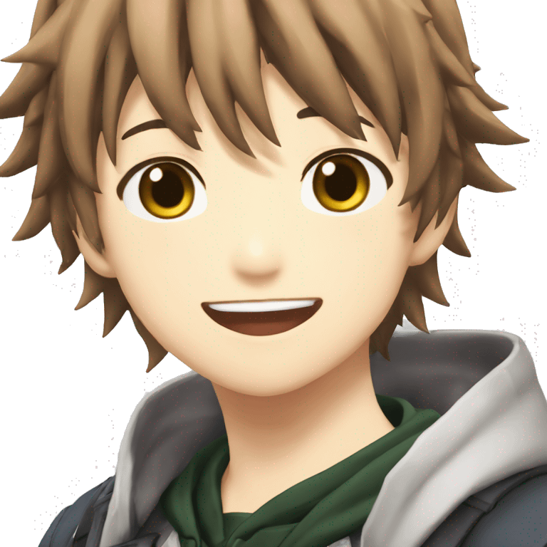 Makoto Naegi ultimate lucky student  emoji