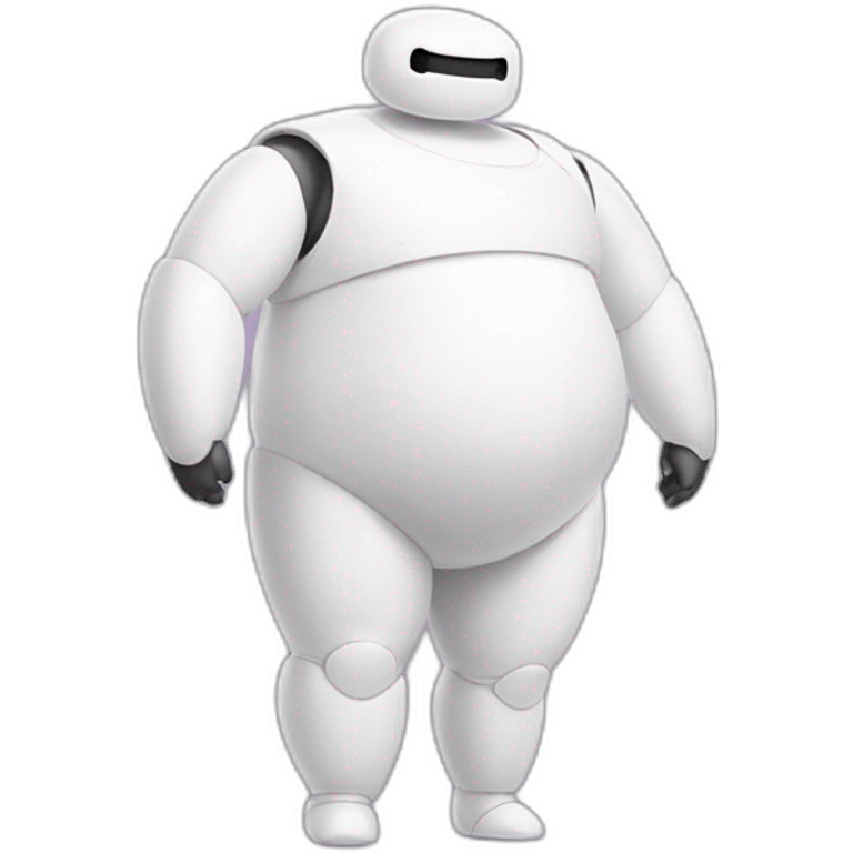 Baymax wearing ballerina outfit emoji