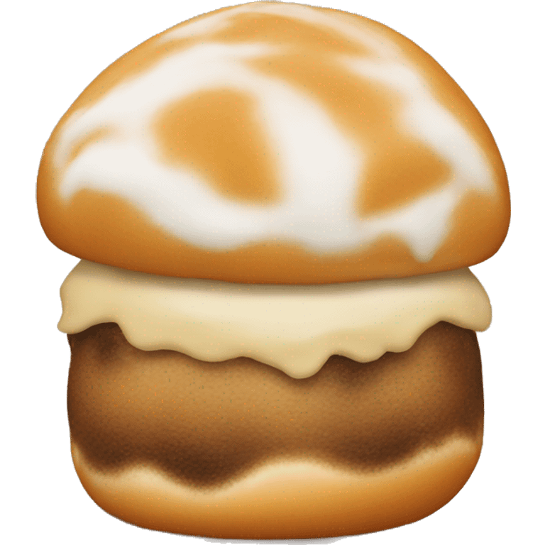 Hot bun emoji