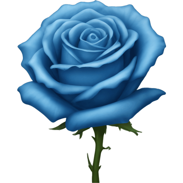 blue rose emoji