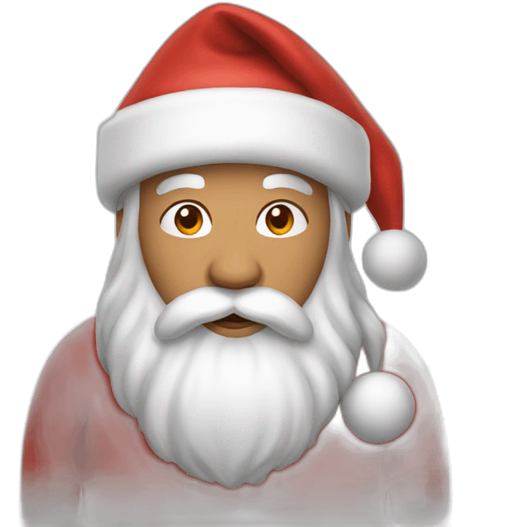 Asian santa emoji