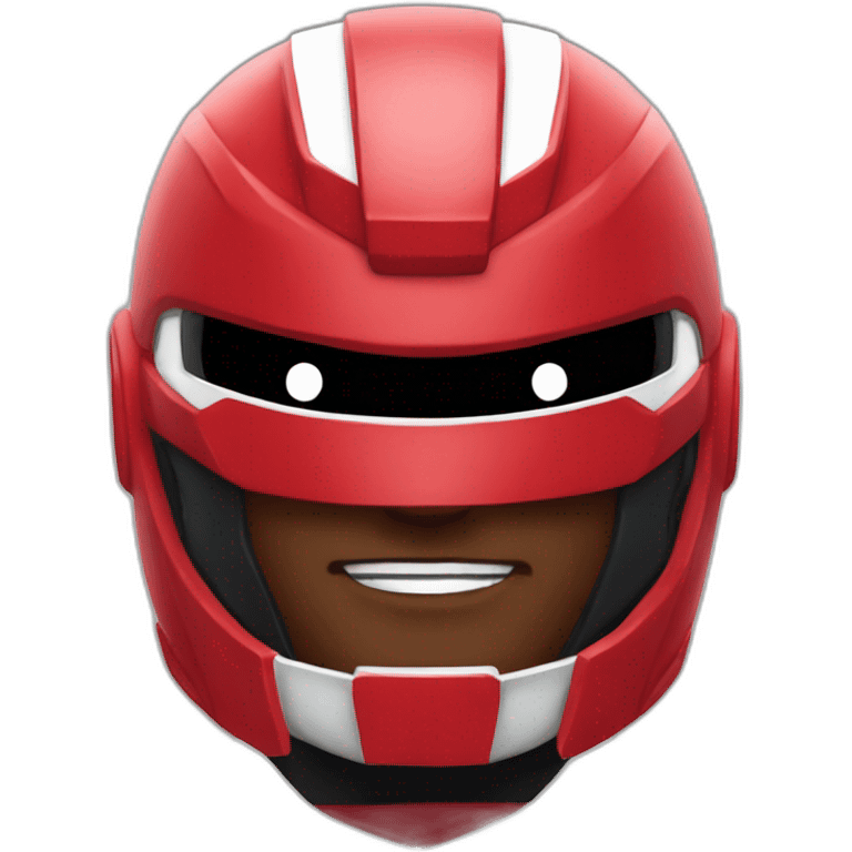 Red mighty morphin emoji