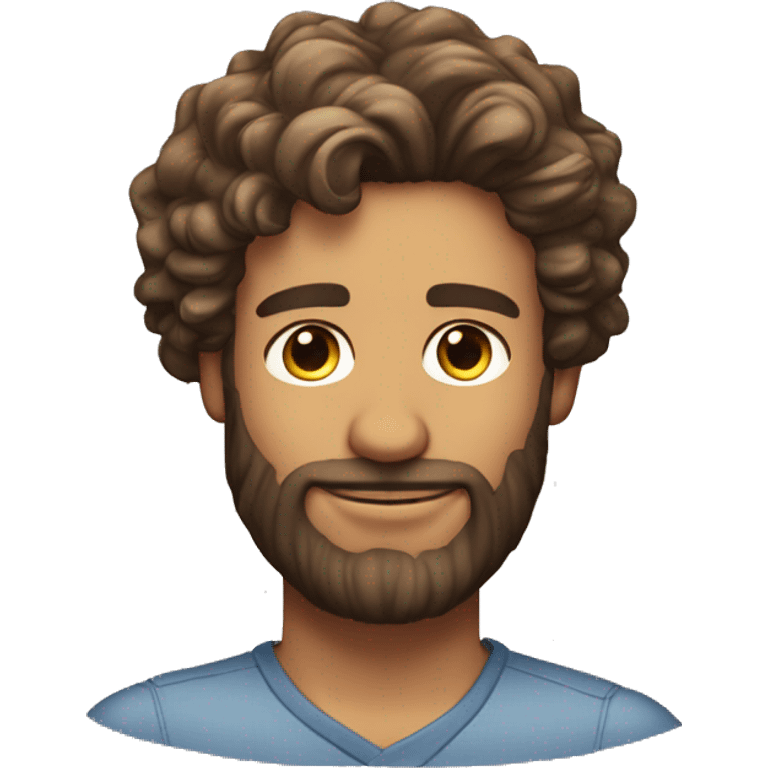 40y male Cool wavy hair nice beard sunkissed emoji