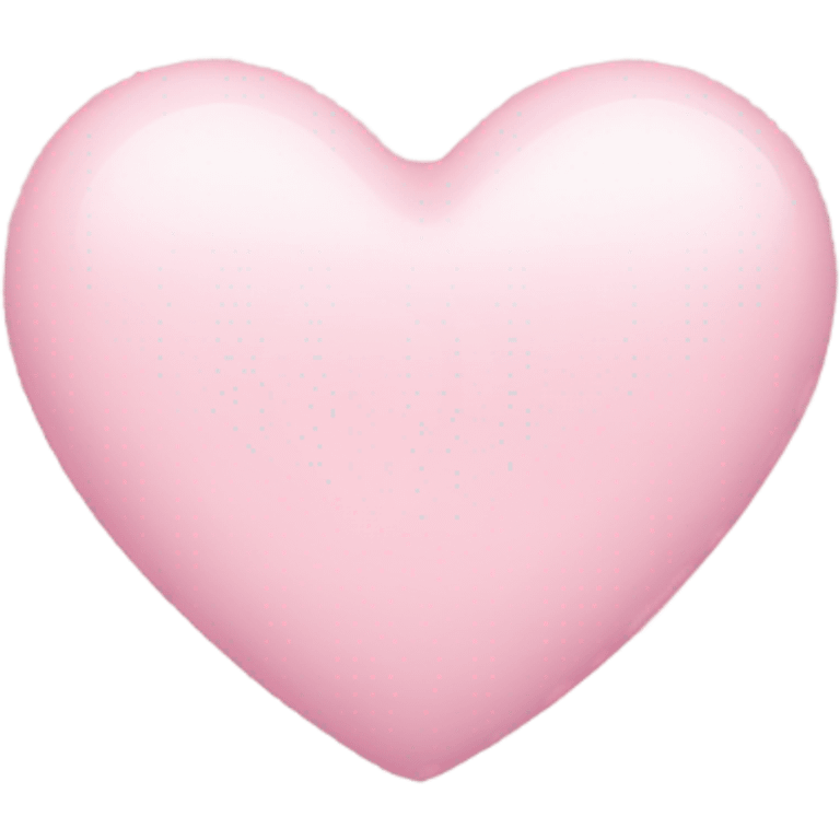 light pink heart emoji