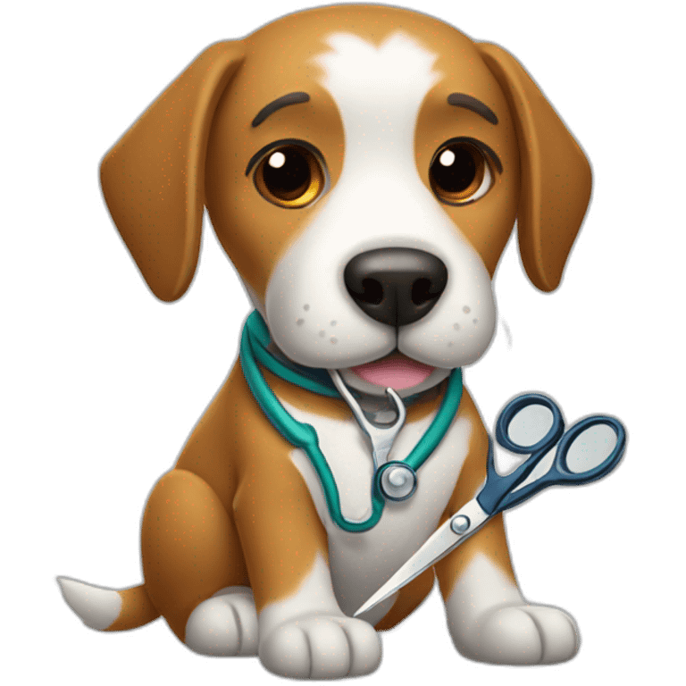 Dog+Scissors+Doctor emoji