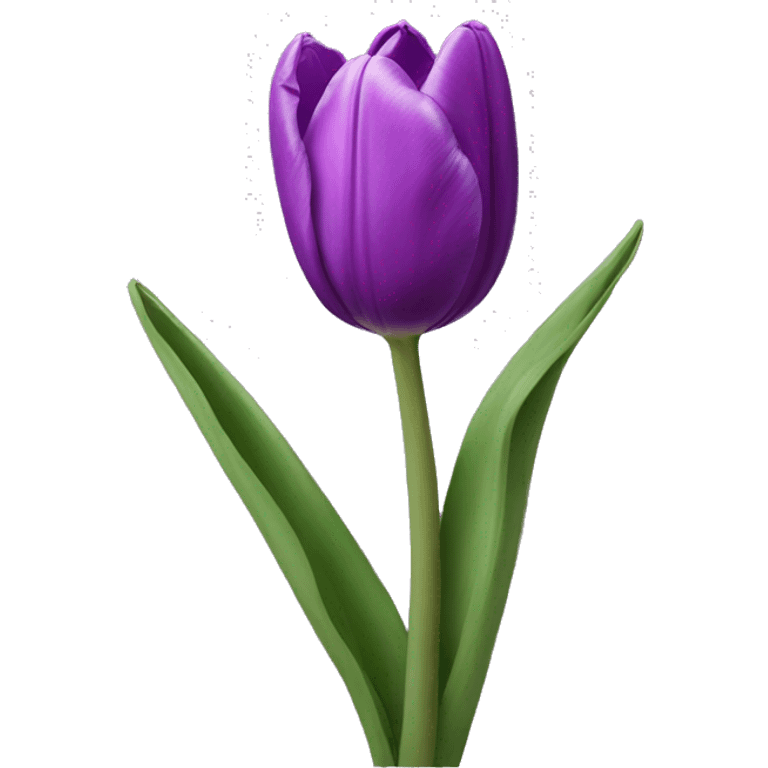 purple colour tulip emoji