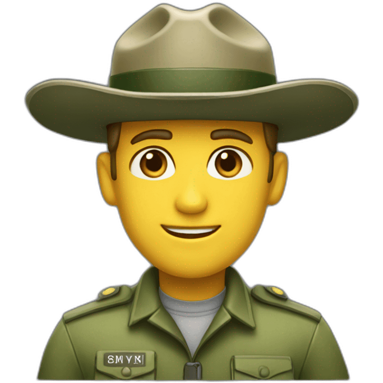 male marine park ranger emoji