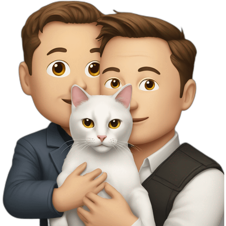 Elon musk with cat emoji