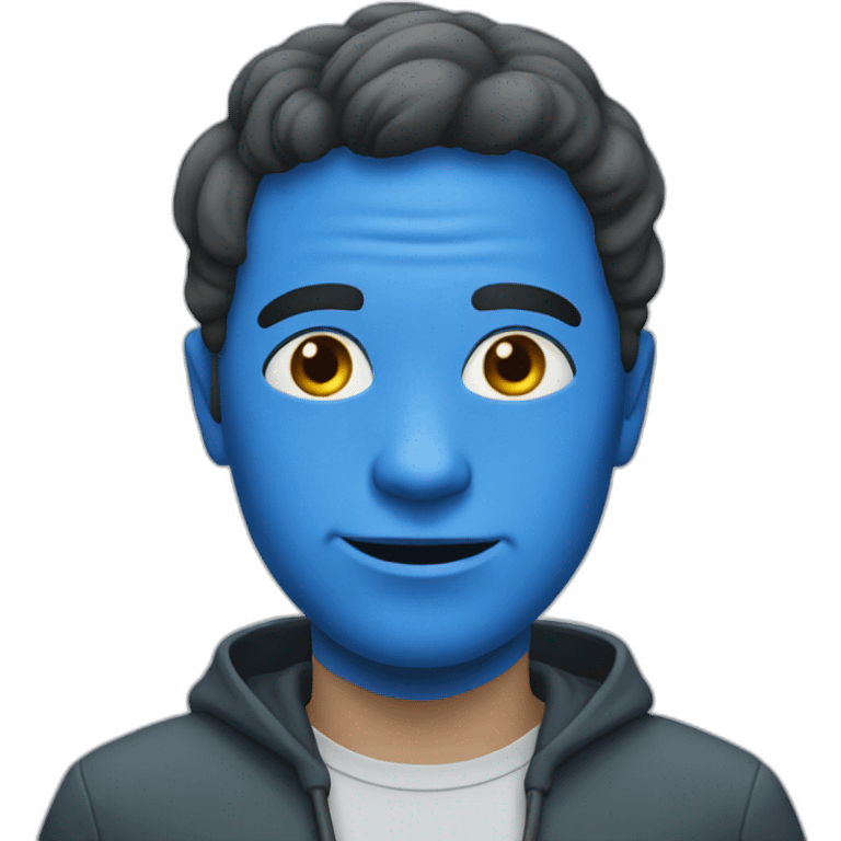 blue man emoji