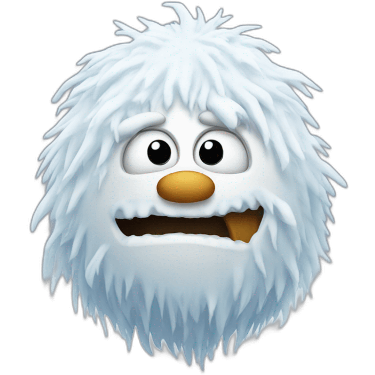 abominable snow man emoji