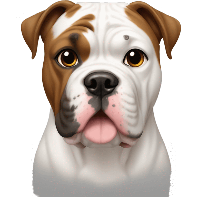 American Bulldog Dog Breed Full Body emoji