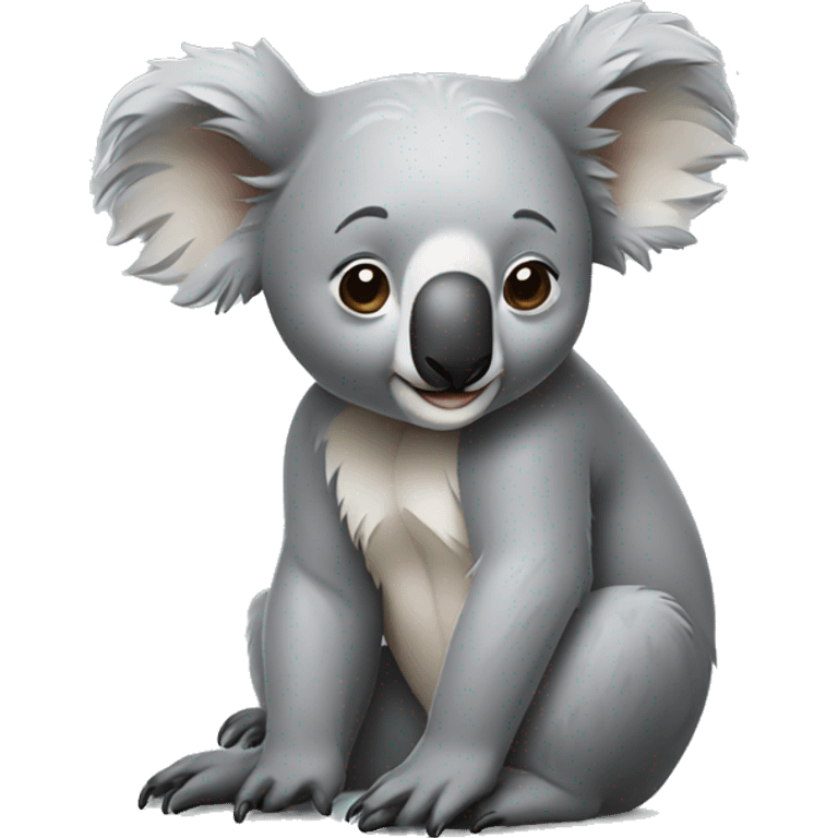 bowing koala emoji