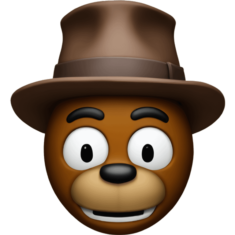 Freddy fazbear with oil emoji