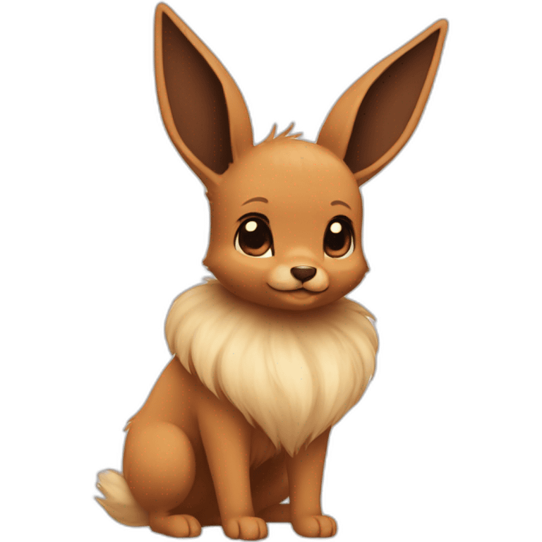 Eevee without hair emoji