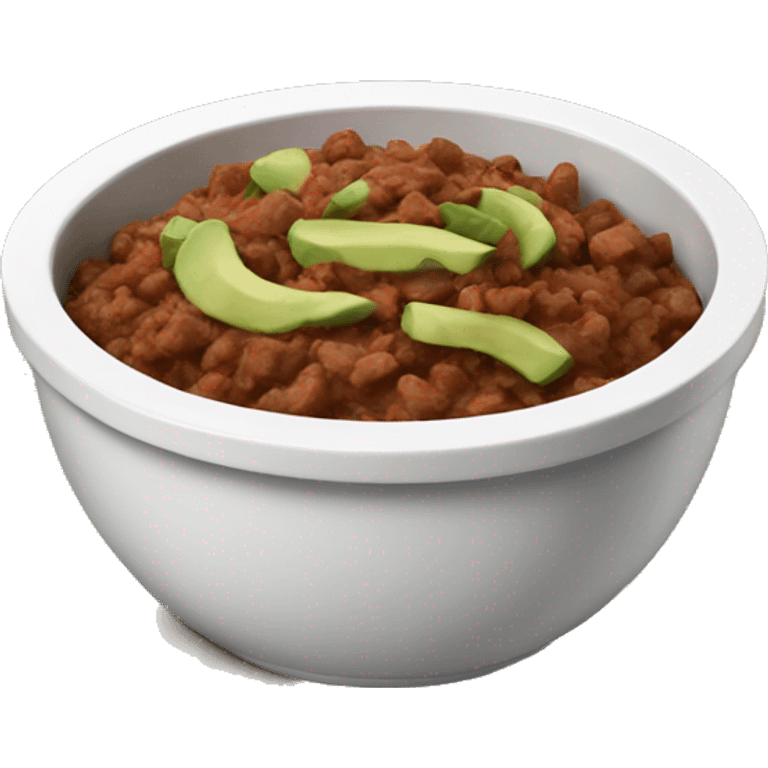 Chipotle bowl emoji