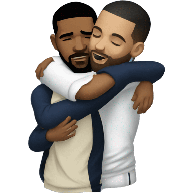 drake hugging kendrick lamar emoji