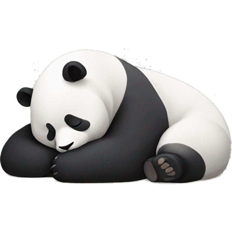 Panda sleeping  emoji