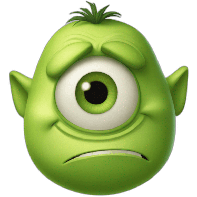 Wazowski pixar cartoon emoji