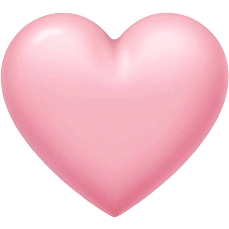 Corazón rosa pastel emoji