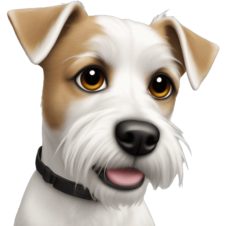 Jack Russel cross Maltese  emoji