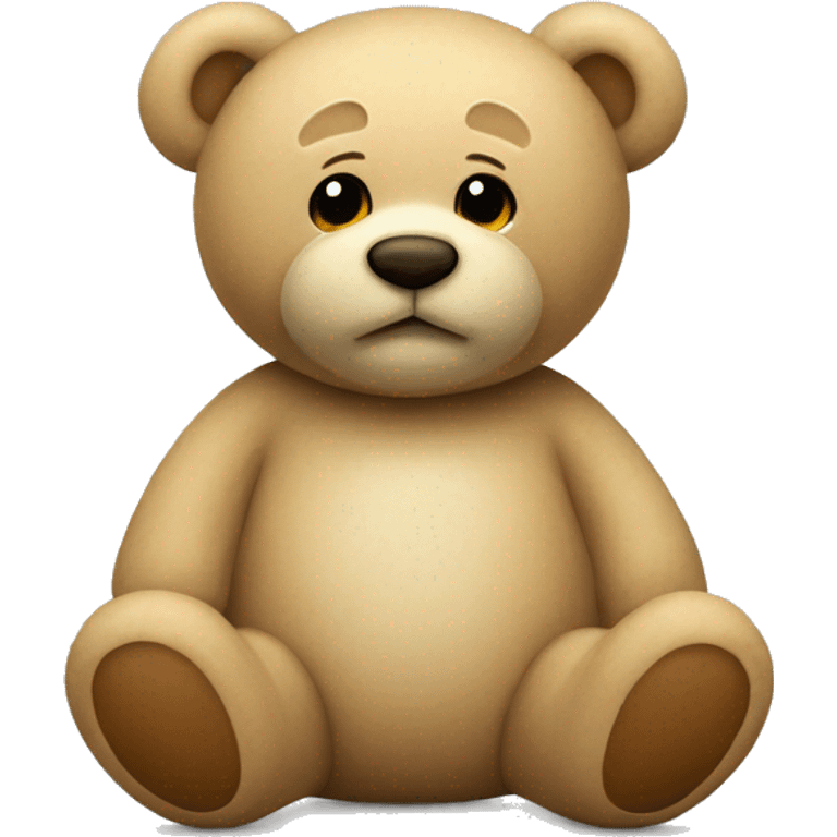 Beige teddy bear  emoji