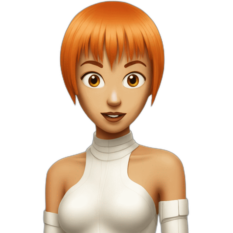 Leeloo of the fifth element emoji