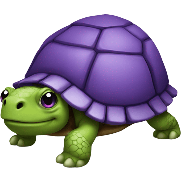 Purple turtle emoji