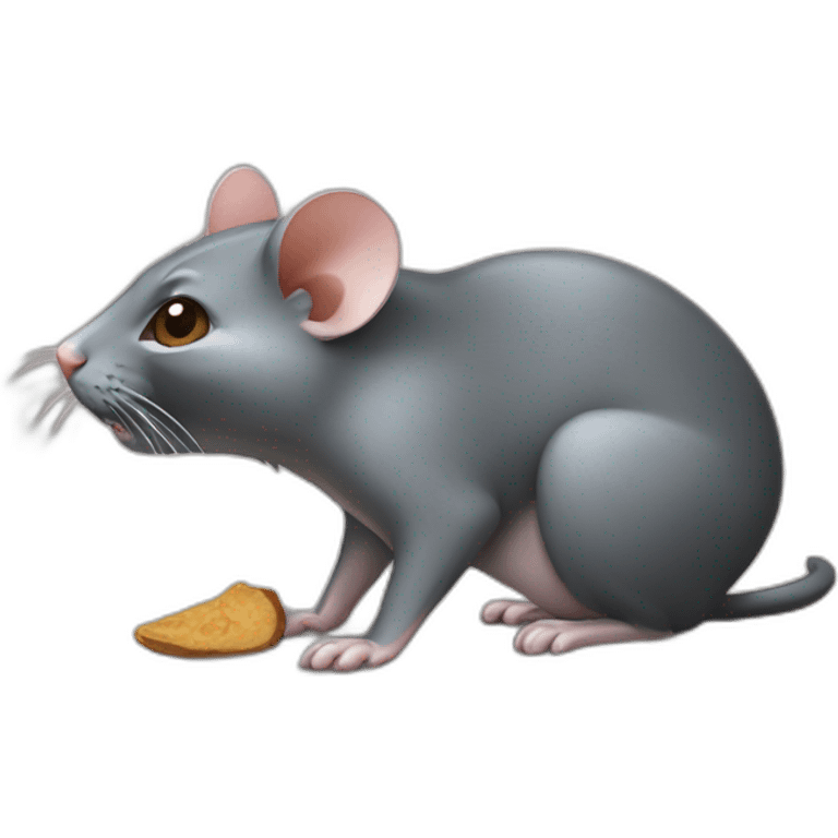 chat mange souris emoji