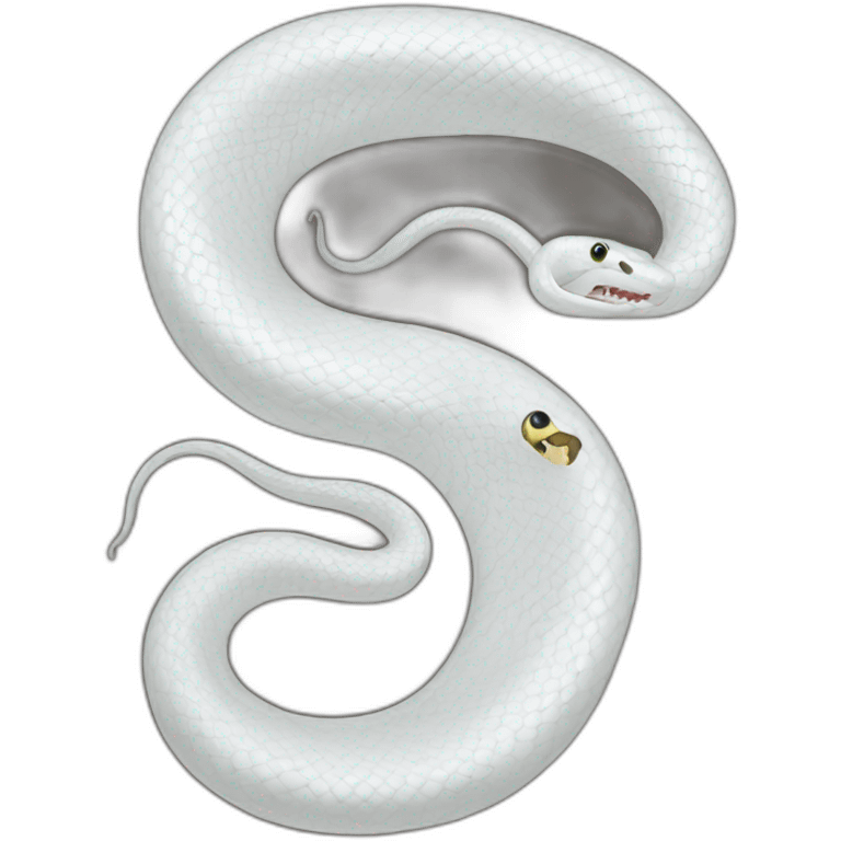 white snake emoji