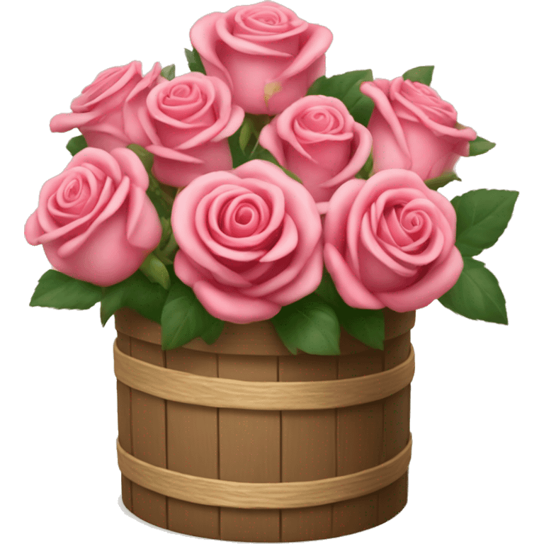 latona roses in a hat box  emoji