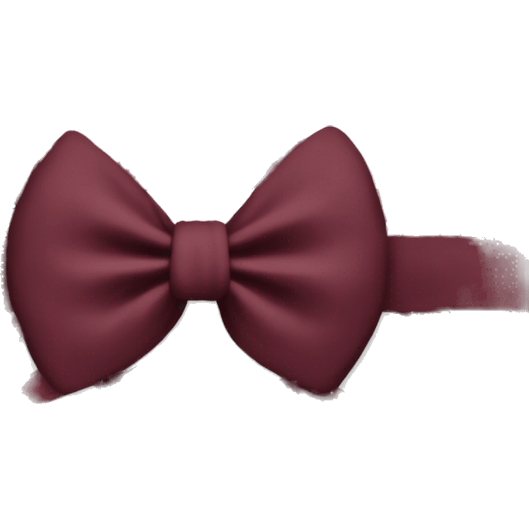 I want a burgundy bow emoji