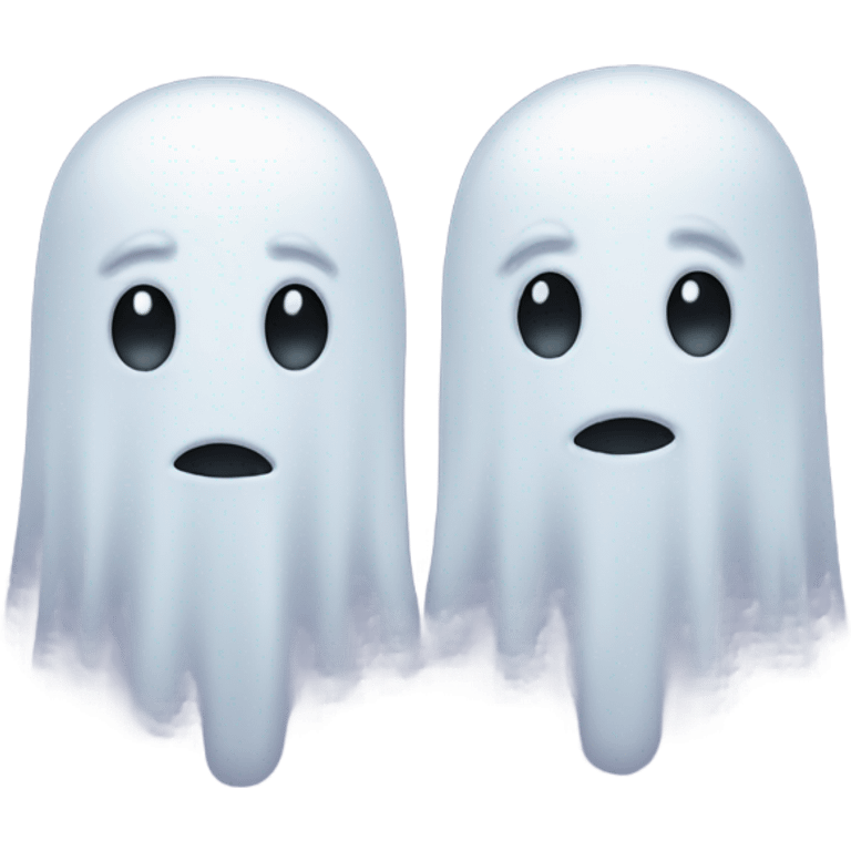 Two ghosts emoji